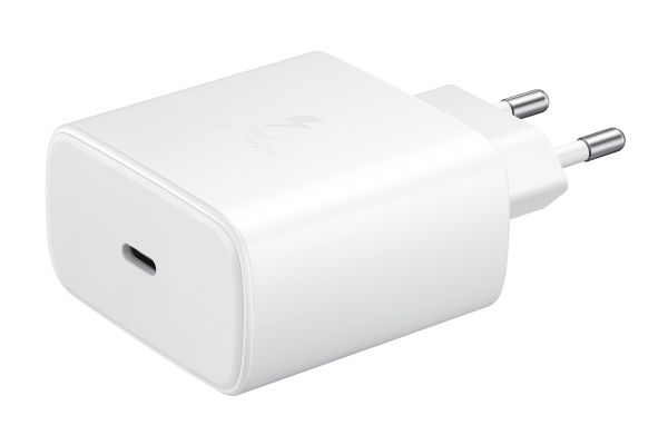 Samsung Travel Adapter Ep-Ta845 - Strømforsyningsadapter - 45 Watt - 3 A - Sfc 2.0 (Usb-C) - På Kabel: Usb-C - Hvid - For Galaxy A20, A50, A70, A8s,