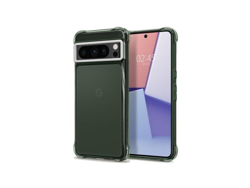 Spigen Cyrill Ultra Sheer, Cover, Google, Pixel 8 Pro, 17 Cm (6.7"), Grün