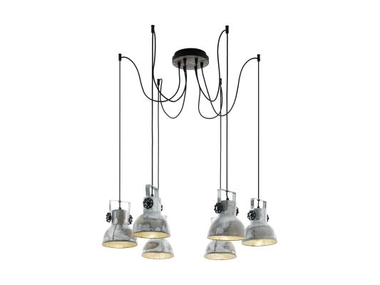Eglo Barnstaple Clusterleuchte 6L Antik-Braun