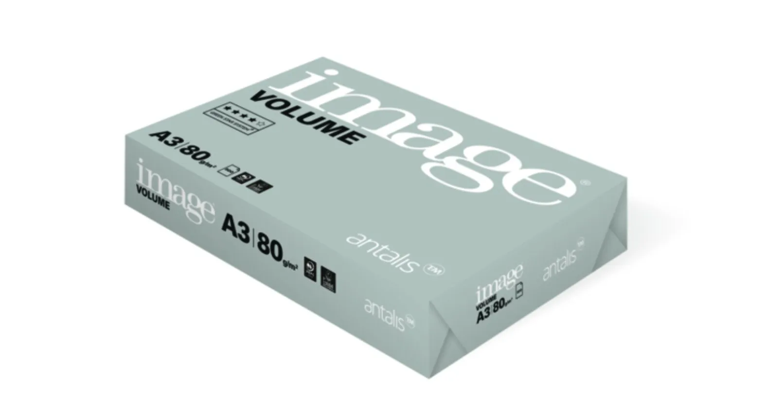 Kopiopaperi Kuva Tilavuus 80g A3 valkoinen - (500 arkkia)