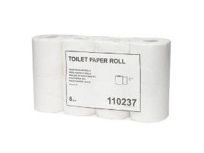 Toiletpapir Tork T4 Neutral hvid 2-lags 28m - (8 pakker x 8 ruller pr. karton)
