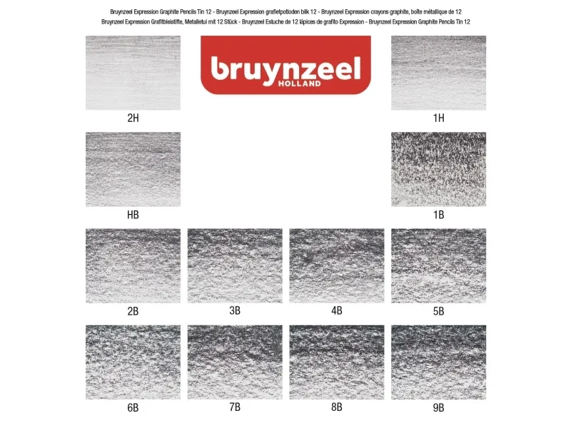 Bruynzeel 60311012, Multi, Trä, Hexagonal, 12 styck | Skola & Hobby - Konstmaterial - Pennor | GameStuff