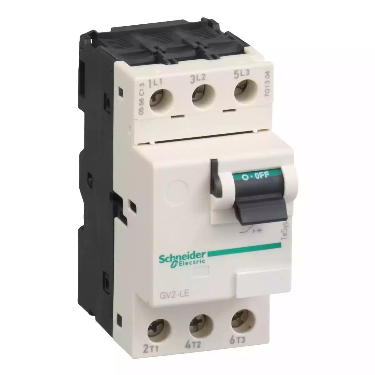 Schneider Electric GV2LE07, 2,5 A, 690 V, 1 stk, Frankrig