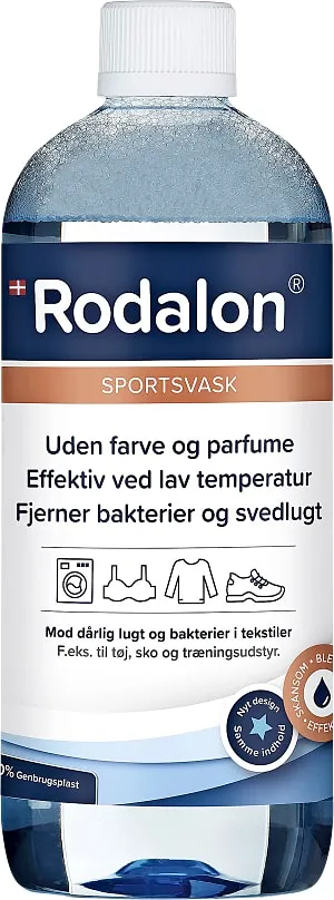 Rodalon® Sportsvask 1 ltr. - til sportstøj - uden farve og parfume - (karton med 9 stk.)