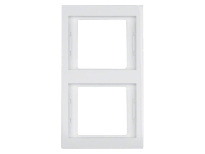 Berker 13237009, Hvid, Termoplast, Berker, Blank, 2 Stk