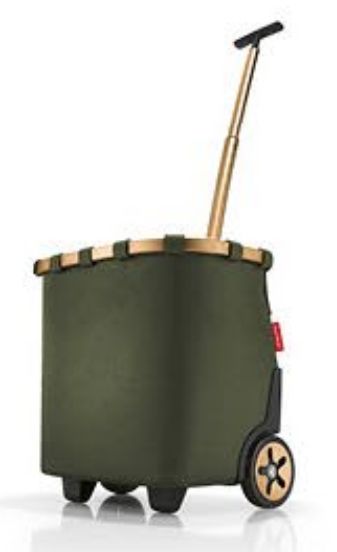 Reisenthel Carrycruiser, Trolley Taske, Grøn, Aluminium, Polyester, Mønster, 40 L, 420 Mm
