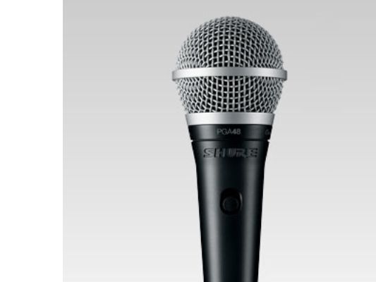 Shure Pg Alta Pga48 - Mikrofon - Metallisk Sort, Klassisk Sølv
