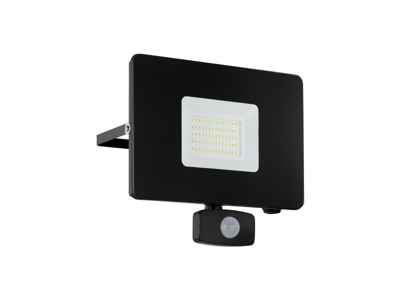 Eglo Faedo 3 50W Led-Außenstrahler Mit Sensor - Schwarz
