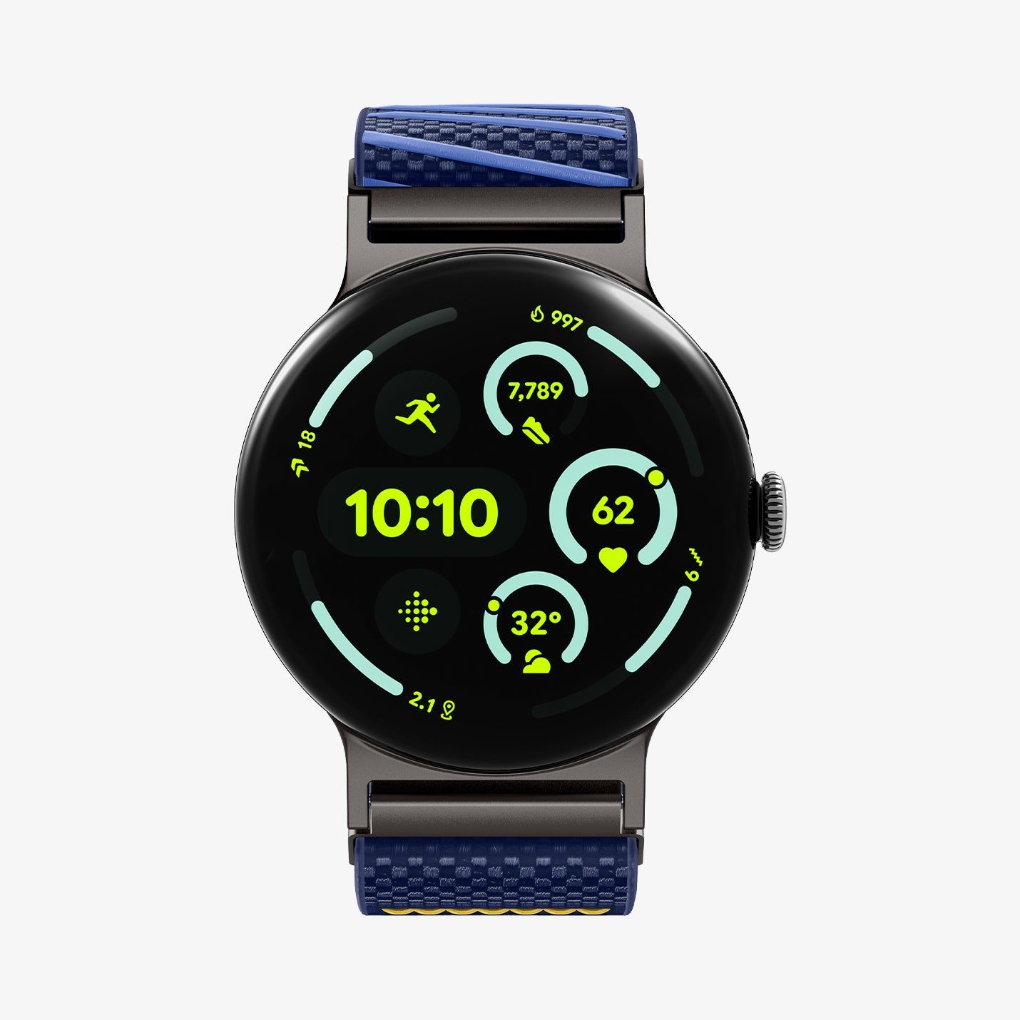 Spigen Lite Fit X, Band, Smartwatch, Marineblå, Google, Pixel Watch 5 (45Mm), Nylon