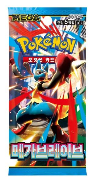 Pokemon Trading Card koreansk booster Mega Brave