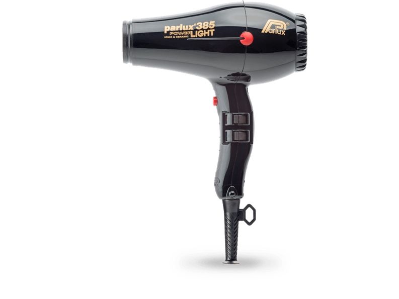 Parlux 385 Power Light Hårtørrer 2100 W Ionic Ceramic, Sort