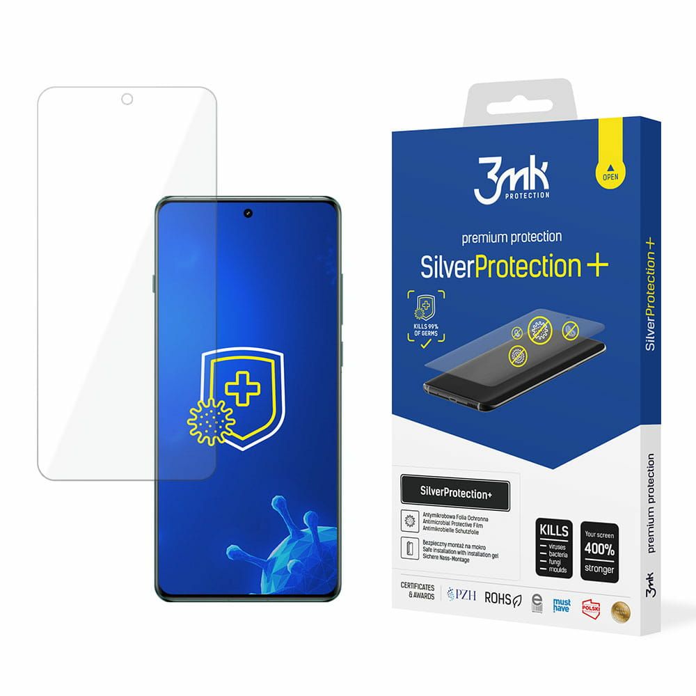 3Mk Silverprotect+ Folie Für Oneplus 12 5G, Antimikrobiell, Nass Montiert