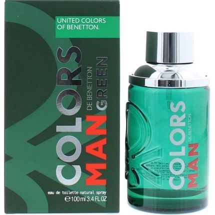 Benetton Colors Man Green Edt M 100 Ml