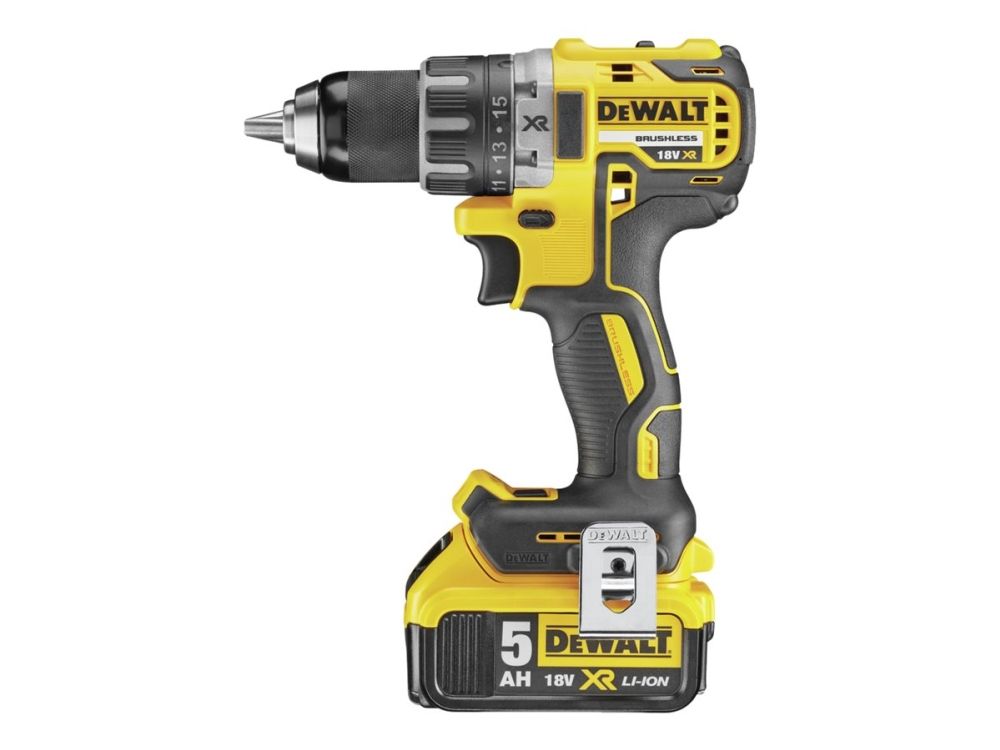 DeWALT DCD791P2 - Bor/driver - ledningfri - 2-hastigheders - nøgleløs borepatron 13 mm - 70 N·m - 2 batterier - 18 V