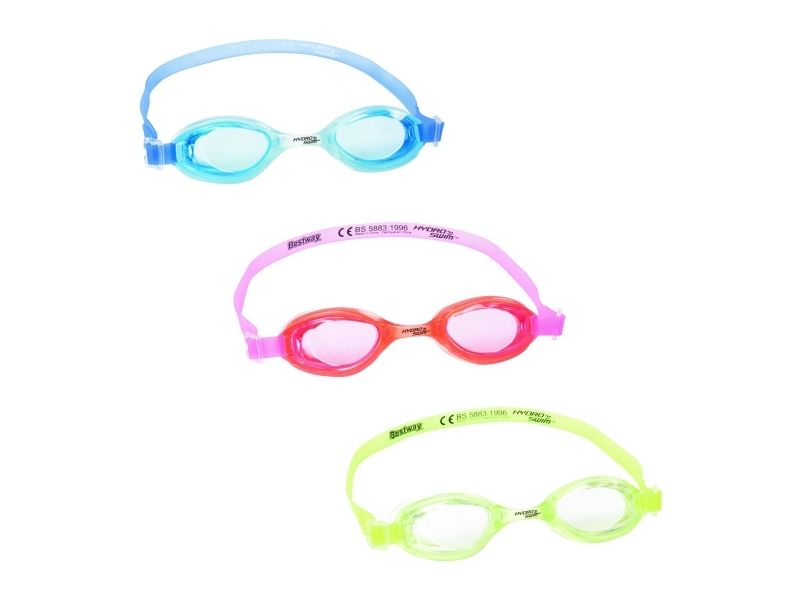 Bestway Schwimmbrille Pearlscape, Unisex, Blau, Grün, Rot, Polycarbonat, Blau, Grün, Rot, Polycarbonat, Silikon