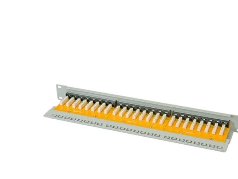 Roline 26.11.0355, Cat6, Grå, Stål, 1U, Acetone, 482,6 Mm