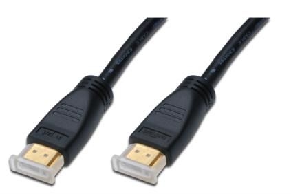 Digitus - Hdmi-Kabel - Hdmi Han Til Hdmi Han - 20 M - Dobbelt Afskærmet - Sort