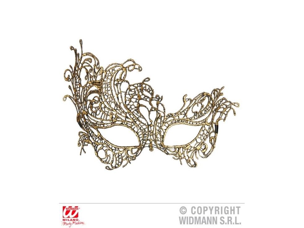 Goldene Barocke Halbmaske