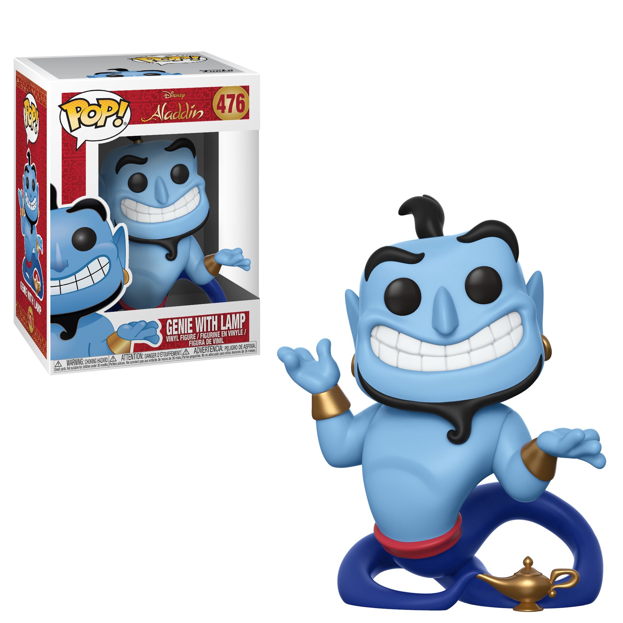 Funko Pop!Disney: Aladdin - Dschinni (Mit Lampe)