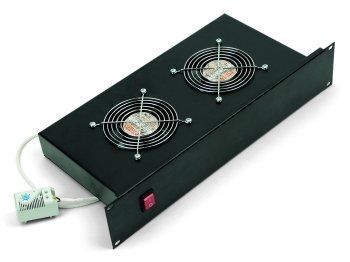 Triton 19" Horizontal Fan Unit, Schwarz