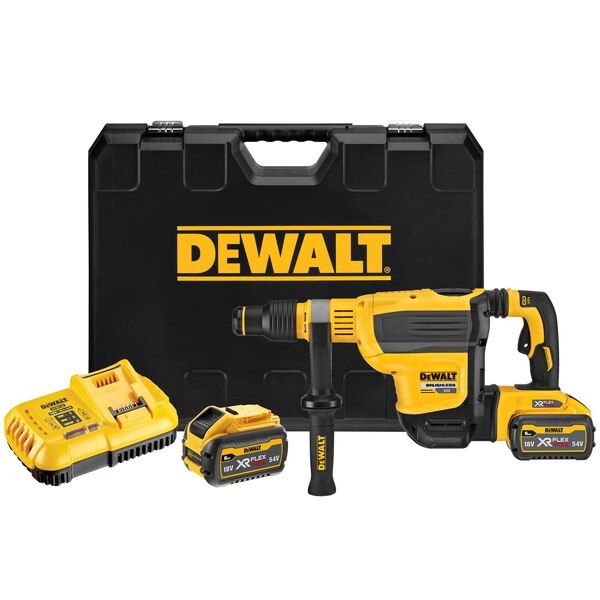 DeWALT DCH614X2-QW, SDS Max, Svart, Gul, Borstlös motor, 4,5 cm, 190 RPM, 380 RPM