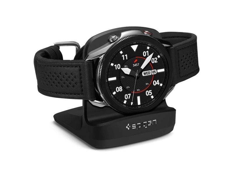 Spigen Night Stand, Stativ, Smartwatch, Sort, Samsung, Galaxy Watch 3/4 (40/41/44/45Mm), Galaxy Watch 4 Classic (42/46Mm), Galaxy Watch Active 1/2...