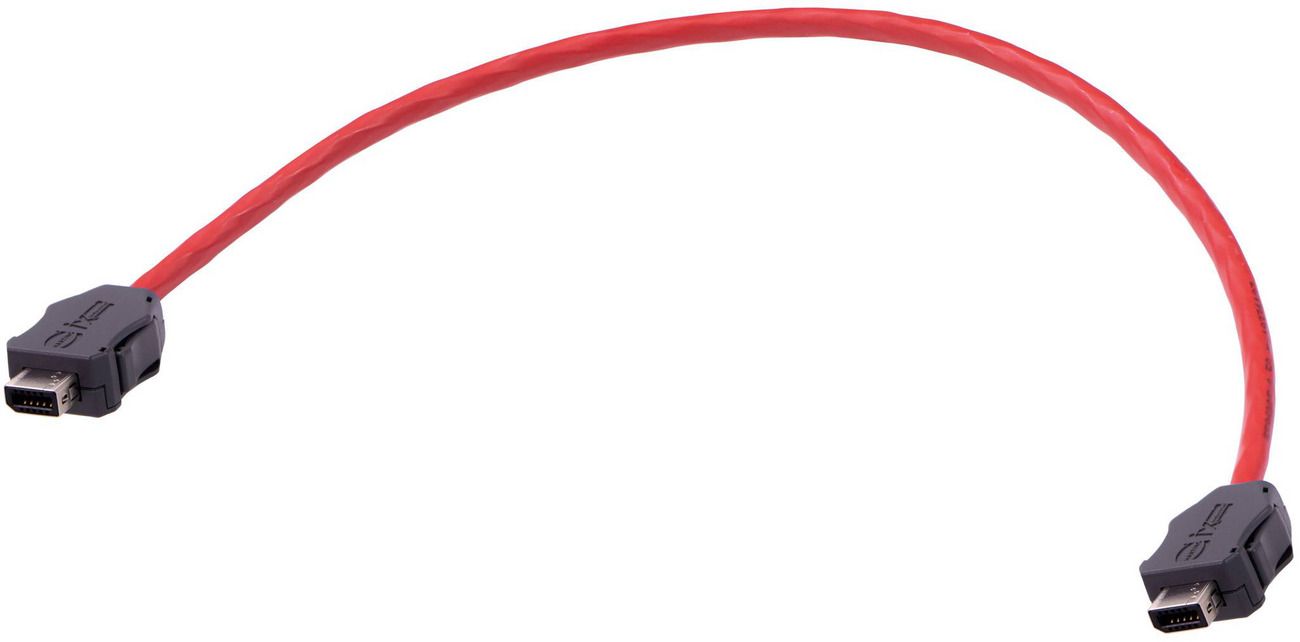 Harting 33480101825005, 0,5 M, Cat6a, Ix Industrial (A-Coded), Ix Industrial (A-Coded), Rød