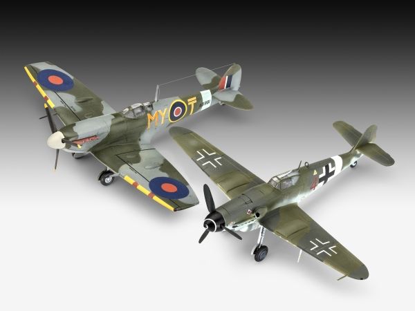 Revell 63710 1:72 Model Set Combat Set Bf109g-10 & Spitfire Mk.v - Image 4