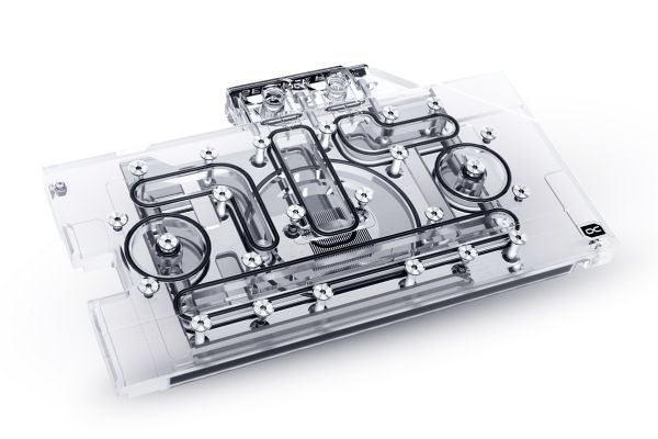 Alphacool Aurora Acryl GPX-N, Vandblok + kølehoved, Akryl, Cooper, Transparent, 1/4, 3-stikben, NVIDIA GeForce RTX 3070