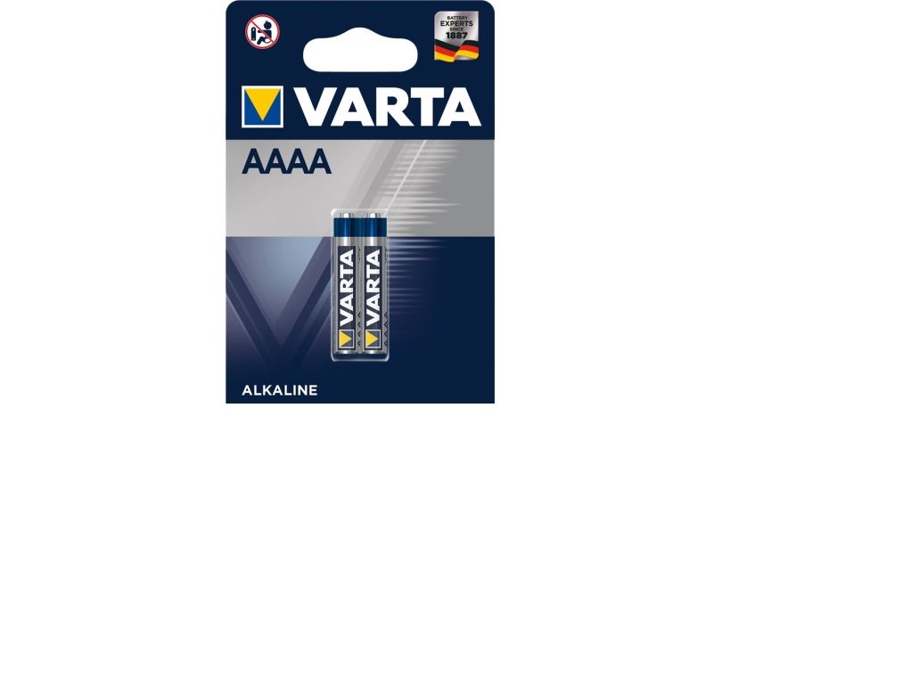 Varta ALKALINE Special AAAA Bli 2 Mini (AAAA)-batteri R61 (AAAA) Alkali-mangan 1.5 V 640 mAh 2 stk | EL Artiklar - Batteri - Övriga batterier | GameStuff