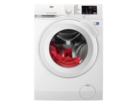 AEG Series 6000 914 915 516, Front-læsning, 9 kg, B, 76 dB, 1400 rpm, A