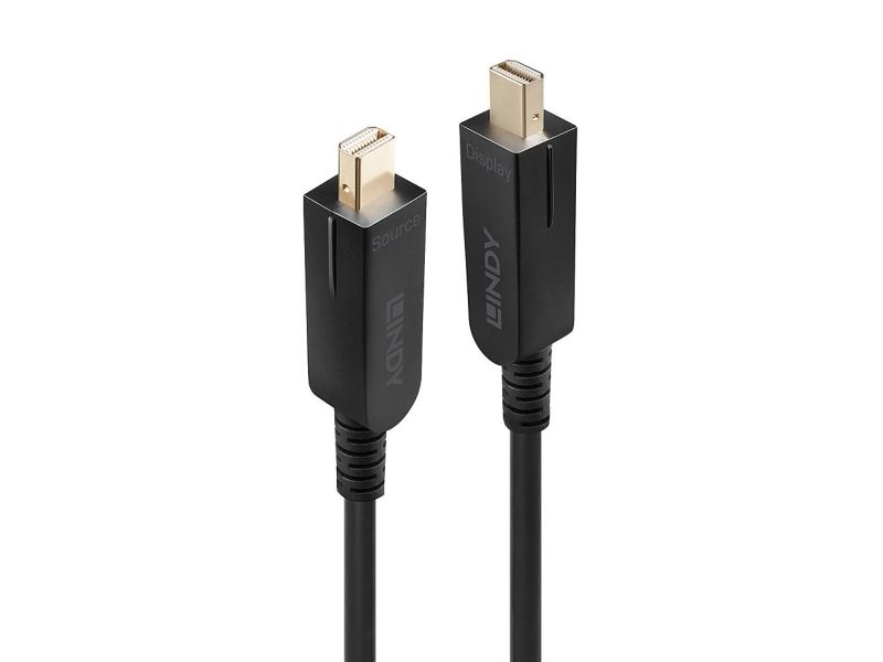 Lindy 38486, 100 M, Mini Displayport, Mini Displayport, Hanstik, Hanstik, 7680 X 4320 Pixel