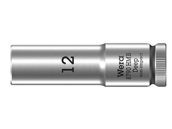 Wera 8790 Hmb, Sokkel, 3/8", Metric, 1 Hoved(Er), 12 Mm, Krom-Vanadium-Stål
