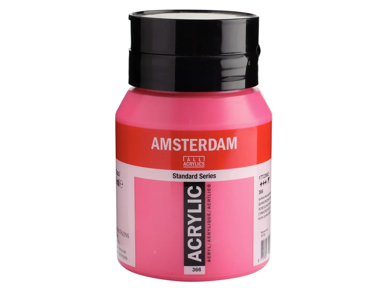 Amsterdam Standard Series Acrylic Jar Quinacridone Rose 366 | Skola & Hobby - Konstmaterial - Akryl & Akvareller | GameStuff