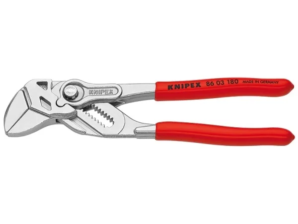 Knipex 86 03 180, Slip-joint-tång, 1,2 cm, 3,5 cm, Krom-vanadiumstål, Plast, Röd | Verktyg & Verkstad - Tänger - Alla Tänger | GameStuff
