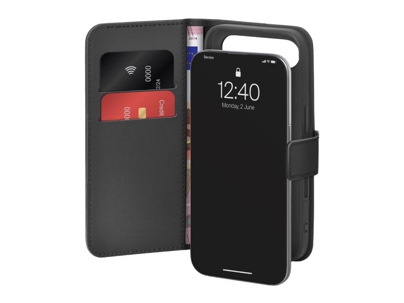 Puro Puipc1766bookc8blk, Flip Case, Apple, Iphone 17 Air, Schwarz
