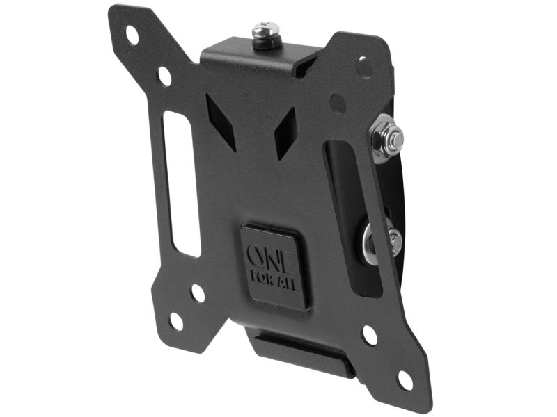 One For All Wall Mount, 33 Cm (13 Zoll), 68,6 Cm (27 Zoll), 75 X 75 Mm, 100 X 100 Mm, 0 - 15°, Schwarz