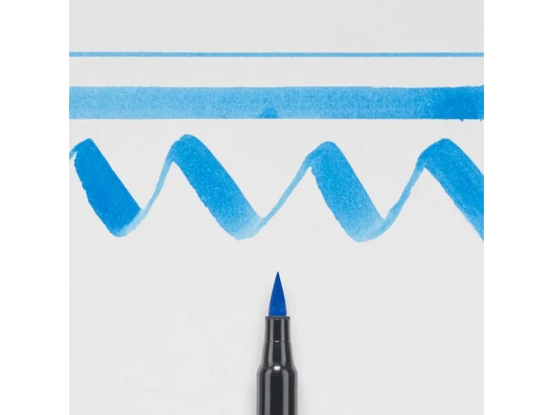 Sakura Koi Coloring Brush Pen Aqua Blue | Skola & Hobby - Konstmaterial - Markörer | GameStuff