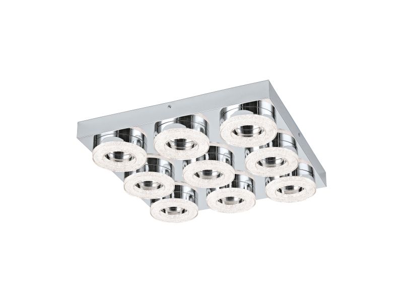 Eglo Fradelo Loft 9X400lm Rund Verchromt