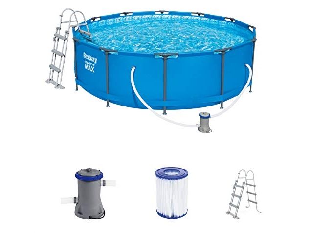 „BestWay Pool Steel Pro MAX“ baseino komplektas, apvalus, 366 x 100 cm