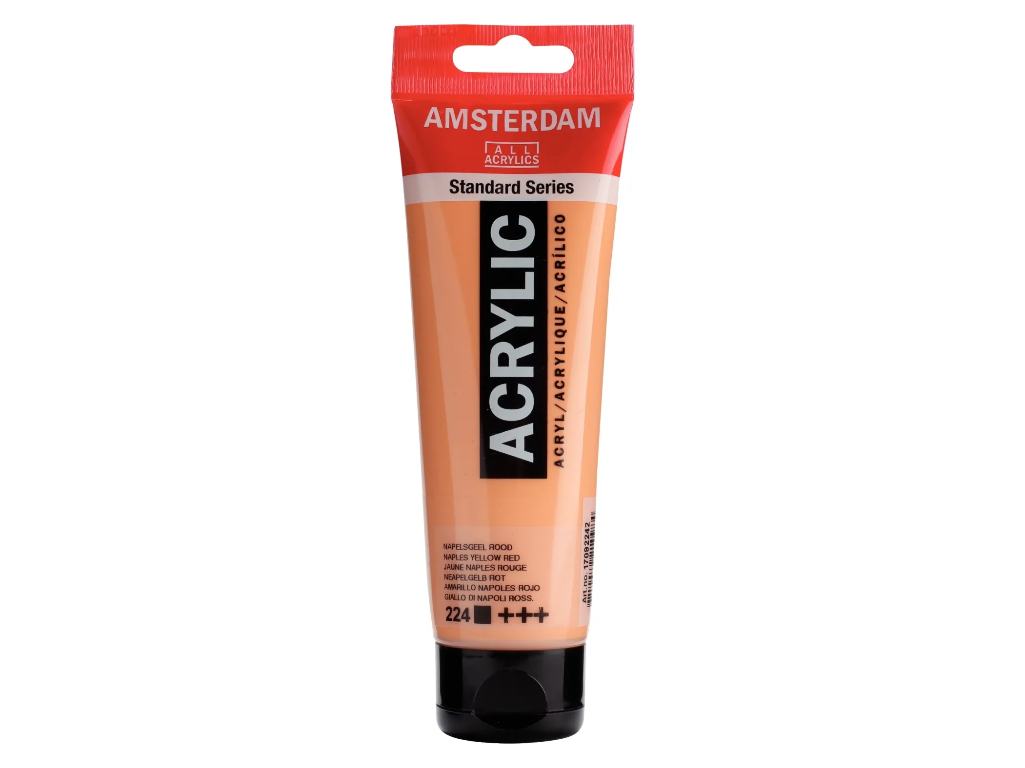 Amsterdam Standard Series Acrylic Tube Naples Yellow Red 224 | Skola & Hobby - Konstmaterial - Akryl & Akvareller | GameStuff