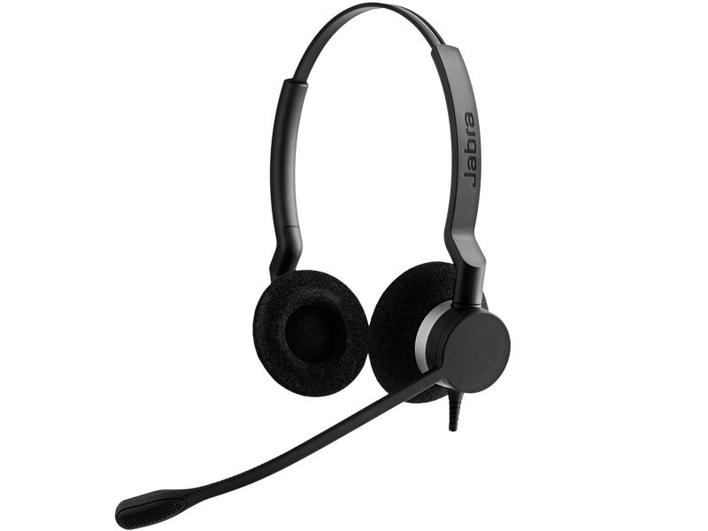 Jabra Biz 2300 Duo / Mono, Kabelgebunden, Büro/Callcenter, 150 - 4500 Hz, 65 G, Kopfhörer, Schwarz