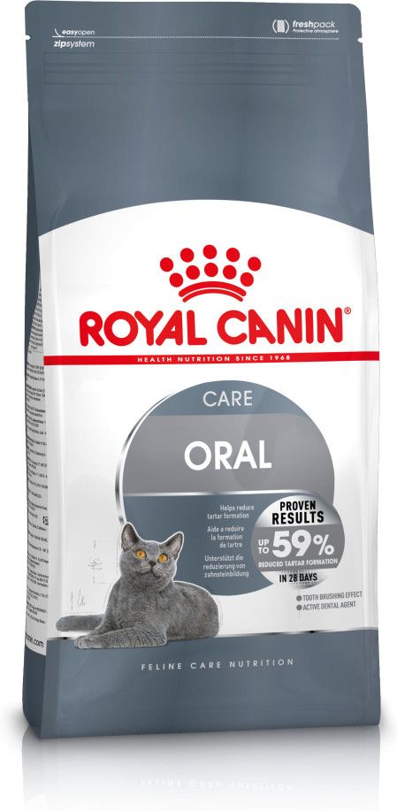 Royal Canin Oral Care, Voksen, Enhver race, Fjerkræ, Ris, Grøntsag, 400 g, Antioxidanter inkluderet