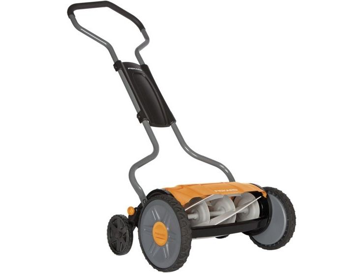 Fiskars Staysharp Plus Reel Mower, 4 Cm, 10 Cm, Schwarz, Orange, 610 Mm, 1220 Mm, 18,6 Kg