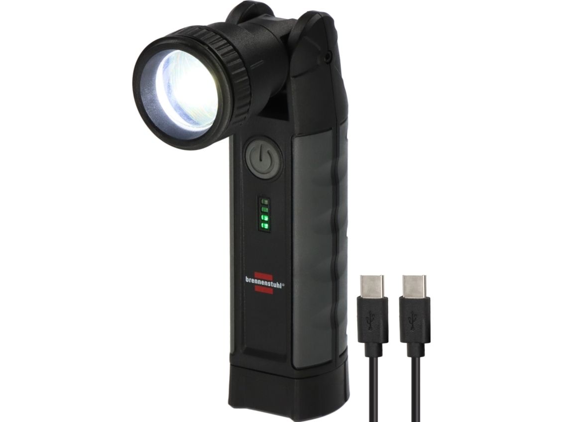 Brennenstuhl 1173750007, Led, 300 G, Ip54, 2500 Mah, Schwarz, Tragbare Arbeitslampe