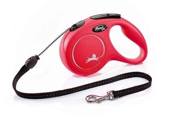 flexi New Classic træksnor til hund - 5 m, M (op til 20 kg)