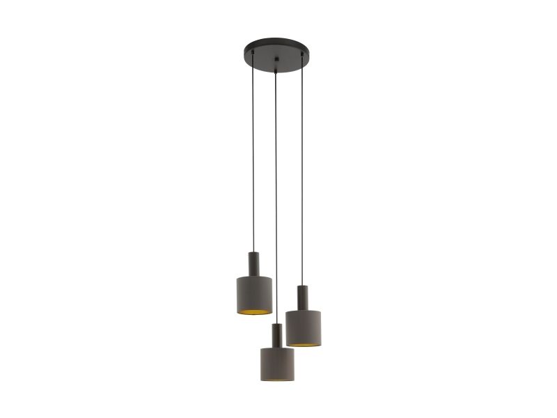 Eglo Concessa 1 Klynge 3L Brun/Cappucino/Guld