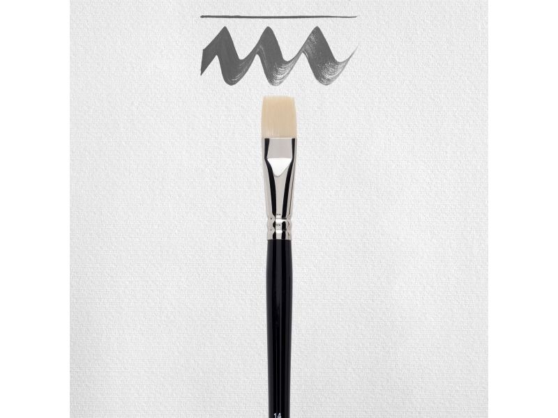 Amsterdam Brush Series 600 #14 - 14 mm - syntetisk flad