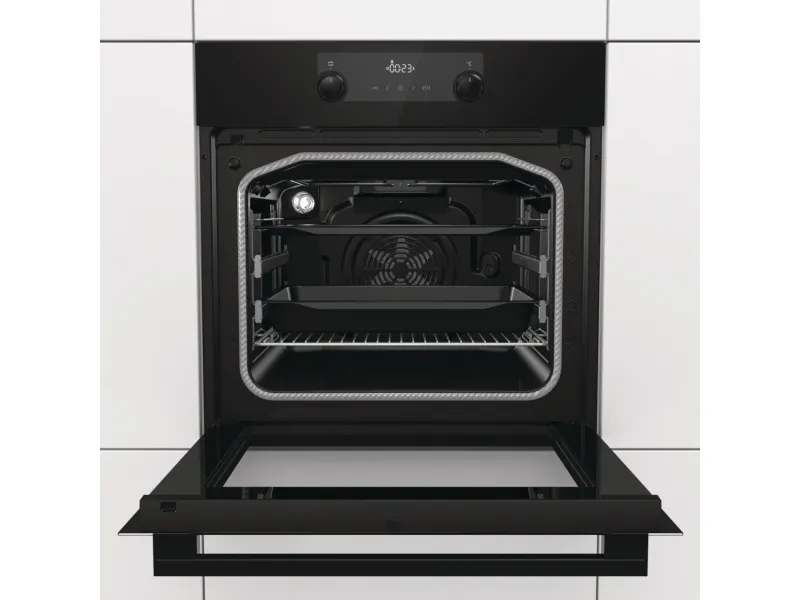 Gorenje Essential BPS6737E07B - Ugn - med ångfunktion - inbyggd - fördjupning - bredd: 56 cm - djup: 55 cm - höjd: 59 cm - med självrengöring - Klass A+ - svart | Vitvaror - Ugnar - Ångugnar | GameStuff