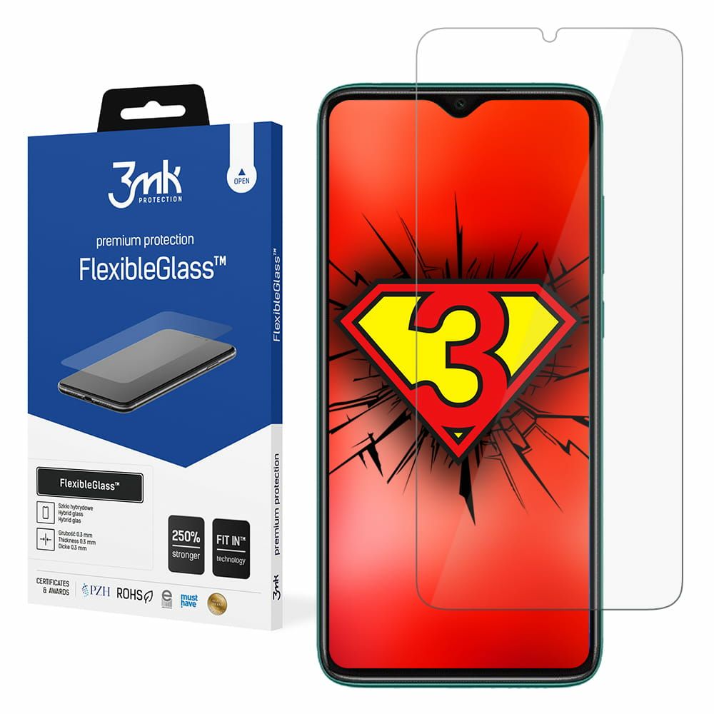 3Mk Flexibleglass Hybrid Glas Für Xiaomi Redmi Note 8 Pro